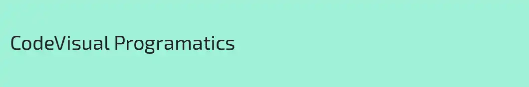 CodeVisual Programatics